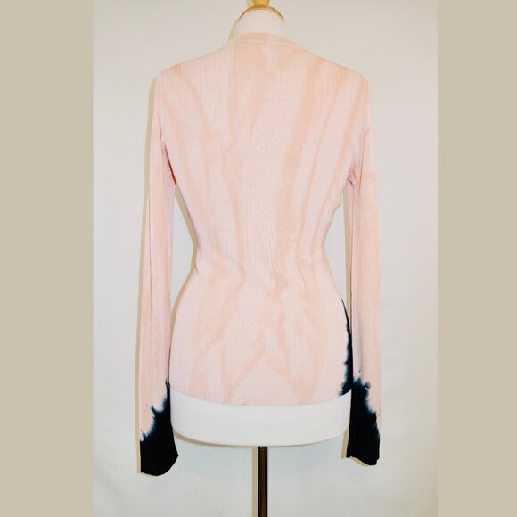 Proenza Schouler Pink Dip Tie Dye Long Sleeve Top - Size M - Picture 5 of 14
